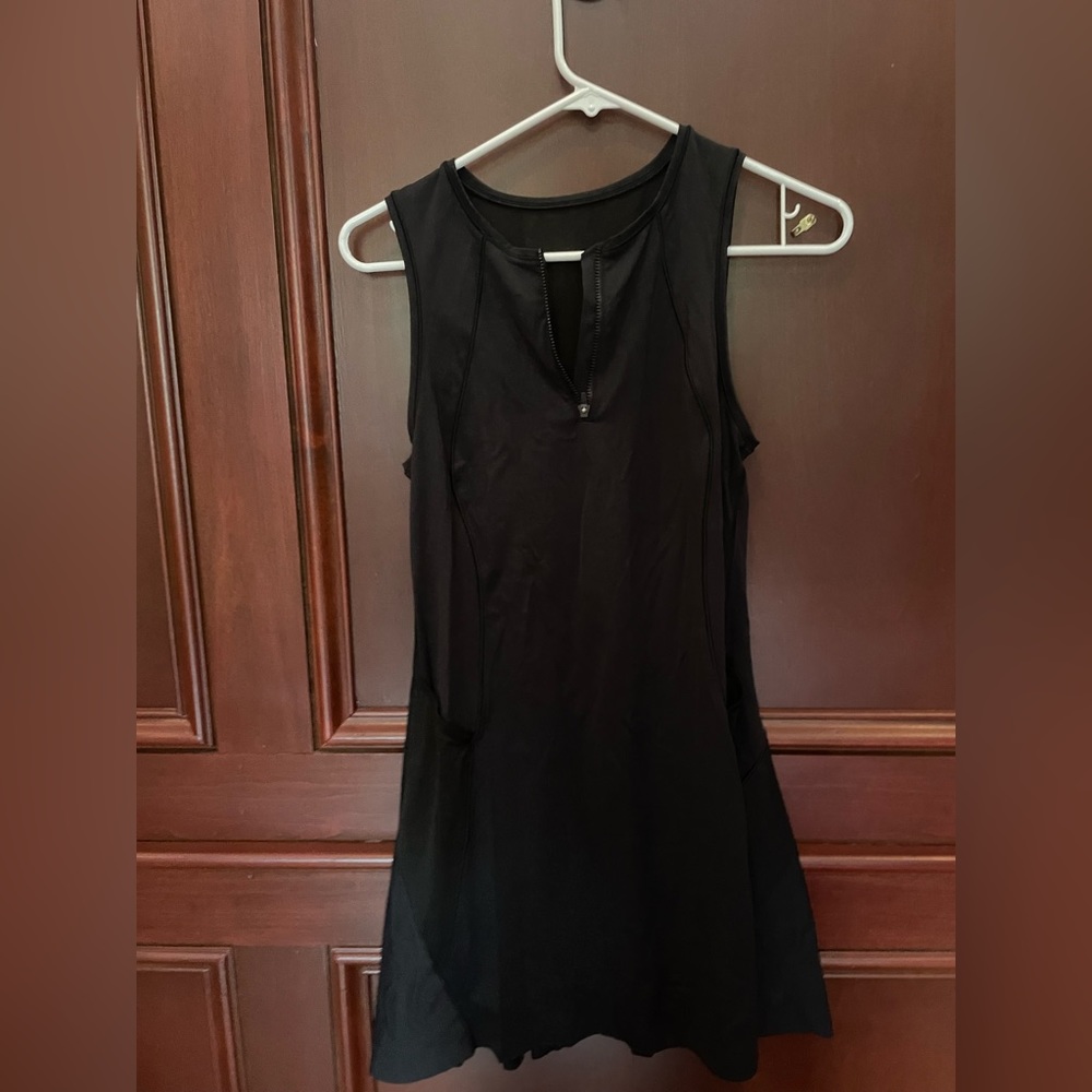 Black athleta ace tennis dress
